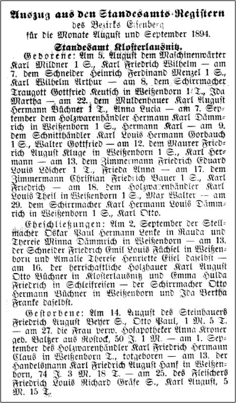 1894-11-15 Kl Standesamtregister